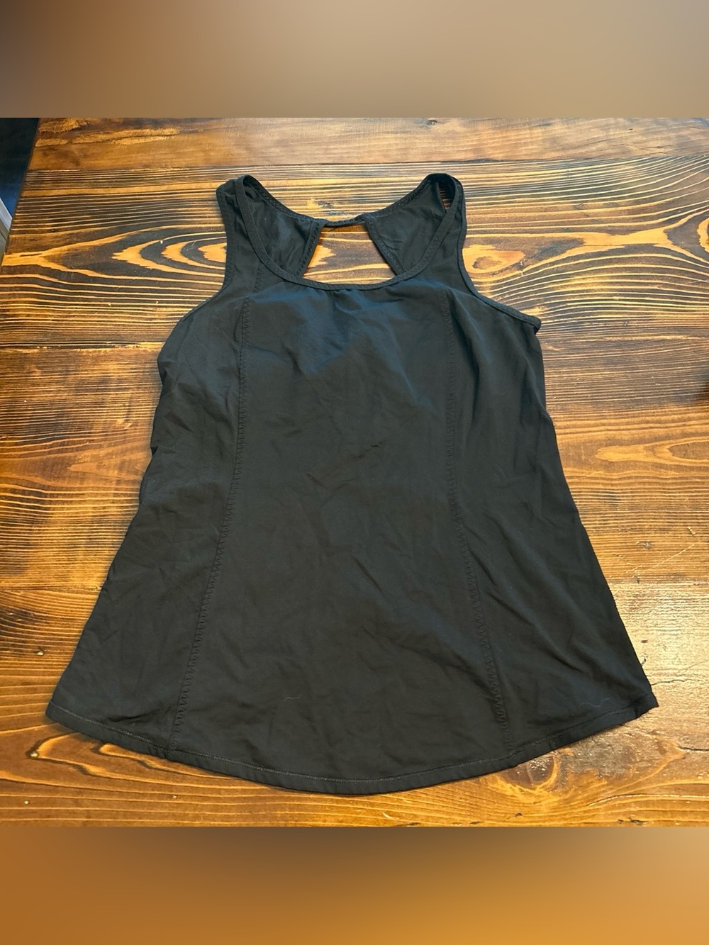 lululemon athletica Black Performance Racerback Tank